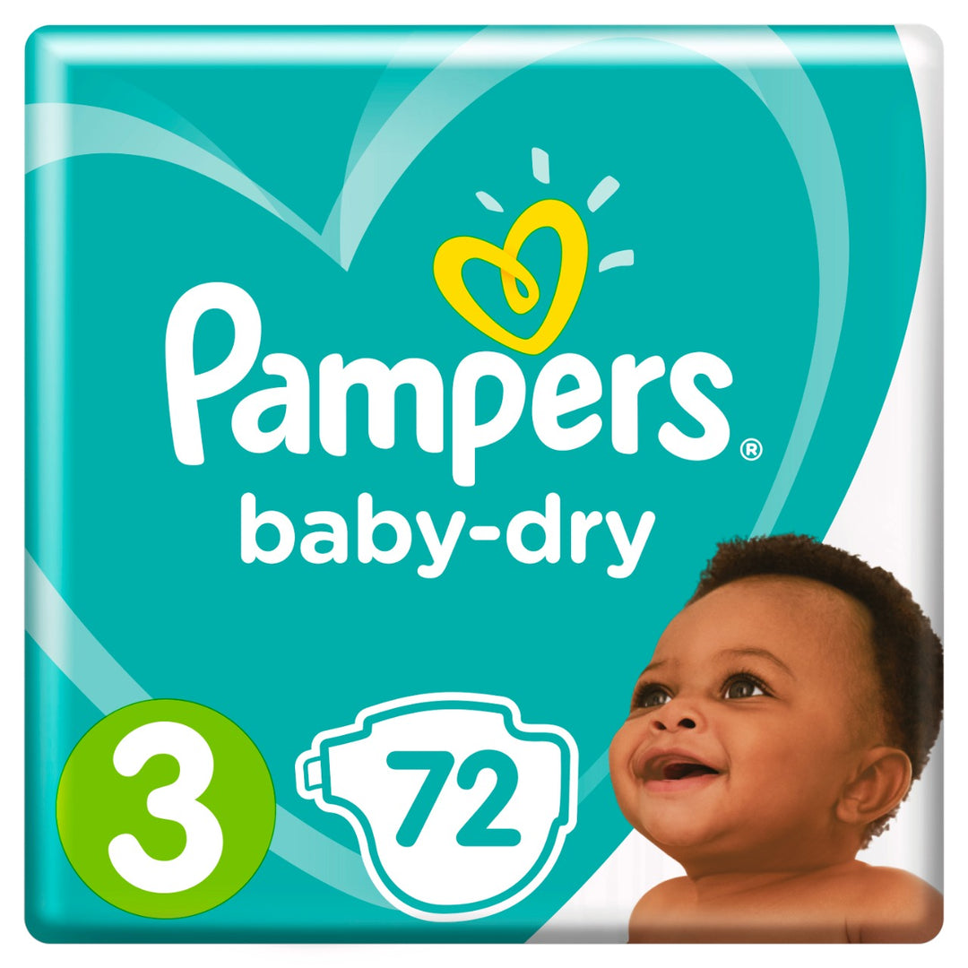 Pampers Baby-Dry Size Midi Diapers Delivery Mauritius – BabyBest
