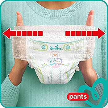 Pantalon Pampers, taille 4 maxi, 9-14 kg, 56 couches jetables