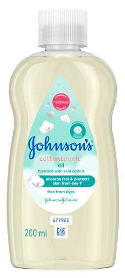 Johnson's Cotton Touch Baby Oil 200ml