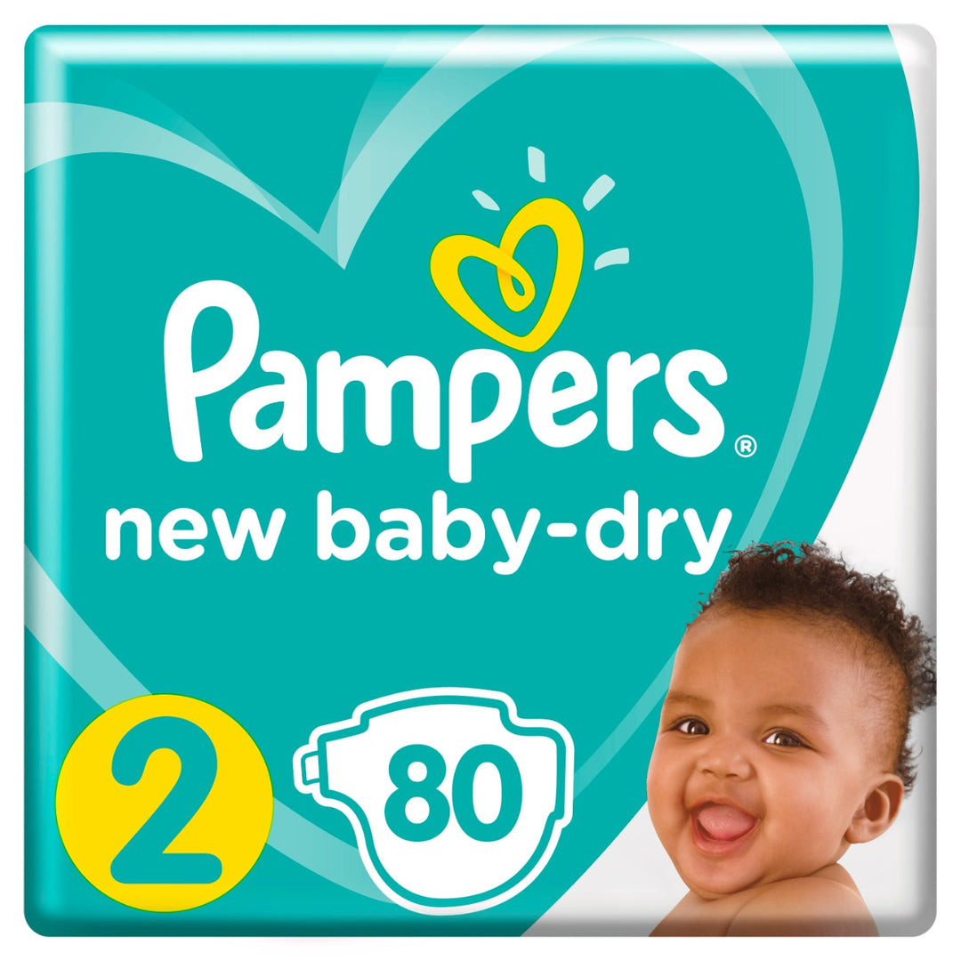 Mini-couches Pampers Baby-Dry taille 2